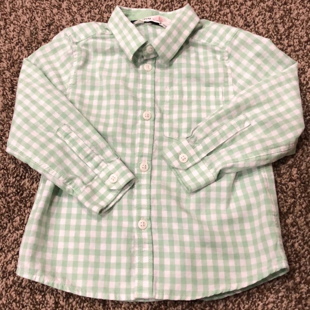 H&M Plaid Button Up